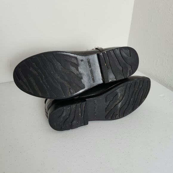 Michael Kors FULTON HARNESS Black Rain Bootie Ankle Boots Shoes US 9 - Picture 8 of 8